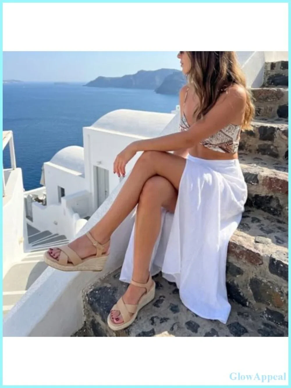 CUSHIONAIRE Prego Espadrille Wedge Sandals Faux Leather Comfort Casual